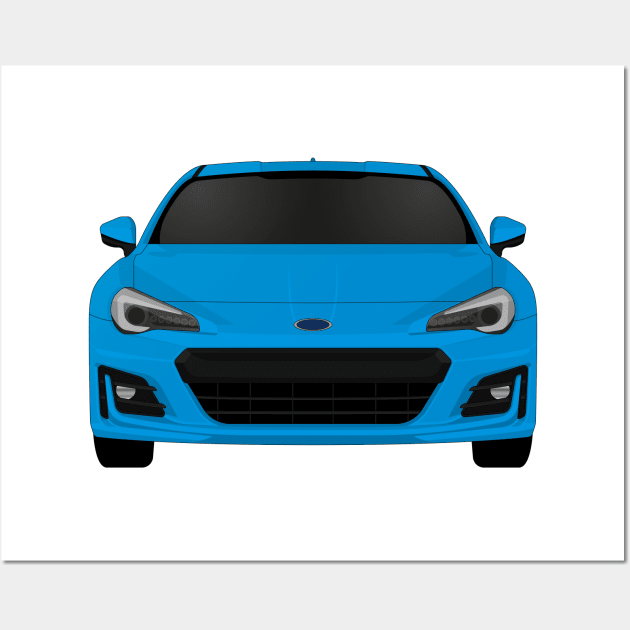 Brz Light blue Wall Art by VENZ0LIC